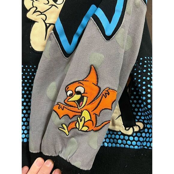 Flintstones JH Designs BomberJacket BamBam Dino Size 9-10 Small Med - Picture 8 of 15